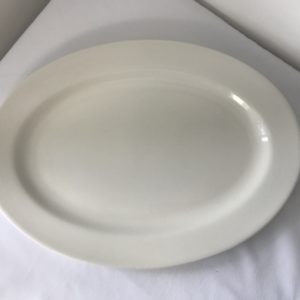 large oval 14” serving platter hire